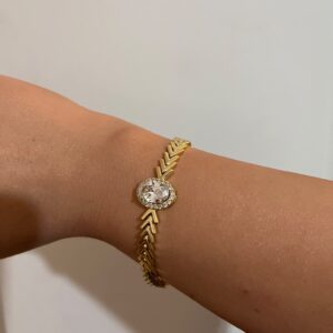 Tek Taşlı Xuping Başak Model Bileklik